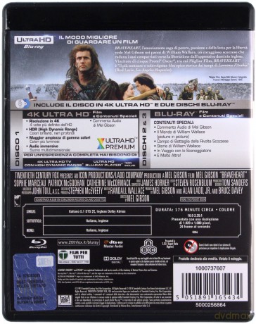 Braveheart - Waleczne serce [Blu-Ray 4K]+[2xBlu-Ray]