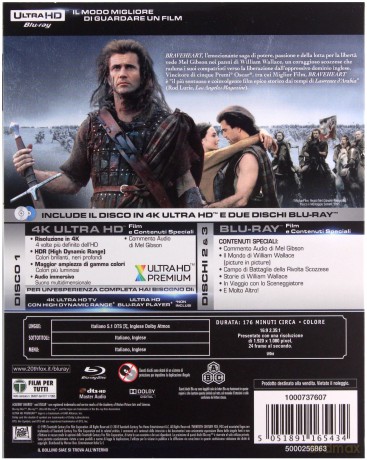 Braveheart - Waleczne serce [Blu-Ray 4K]+[2xBlu-Ray]
