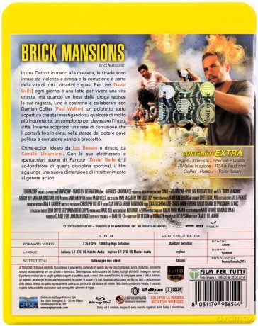 Brick Mansions (Brick Mansions: Najlepszy z najlepszych) [Blu-Ray]