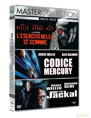 Bruce Willis Collection (The Jackal / Mercury Rising / Twelve Monkeys) (Szakal / Kod Merkury / 12 małp) [3DVD]