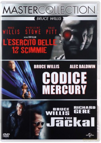 Bruce Willis Collection (The Jackal / Mercury Rising / Twelve Monkeys) (Szakal / Kod Merkury / 12 małp) [3DVD]