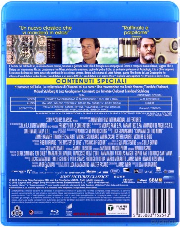 Call Me by Your Name (Tamte dni, tamte noce) [Blu-Ray]