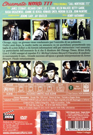 Call Northside 777 (Dzwonić Northside 777) [DVD]