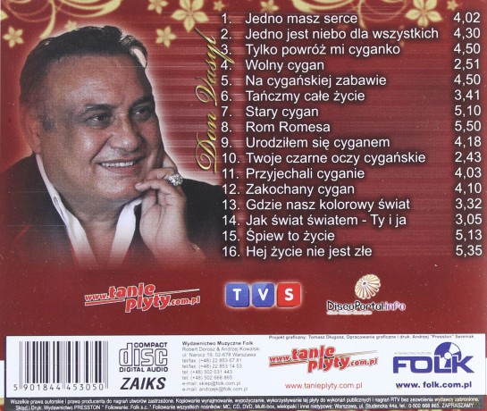 Don Vasyl: Jedno masz serce [CD]
