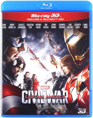 Captain America: Civil War (Kapitan Ameryka: Wojna bohaterów) [Blu-Ray]