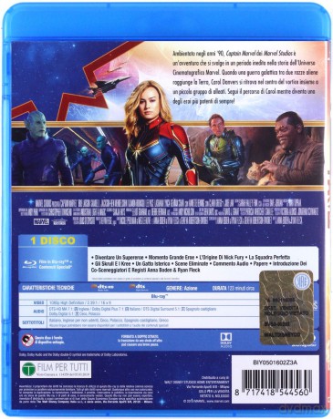 Kapitan Marvel [Blu-Ray]