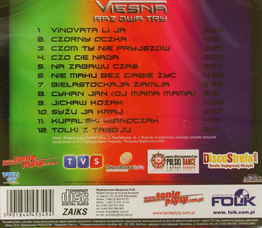 Viesna: Raz Dwa Try [CD]