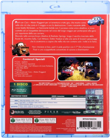 Cars (Auta) [Blu-Ray]
