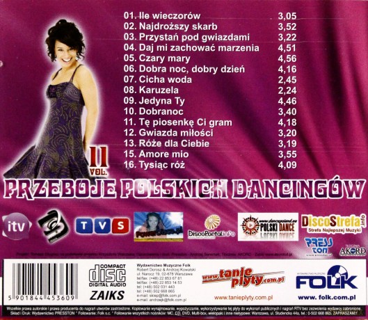 Przeboje polskich dancingów vol.11 [CD]