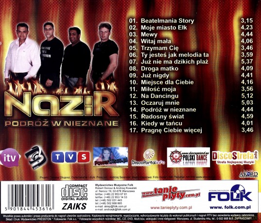 Nazir: Podróż w nieznane [CD]