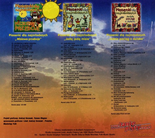 Piosenki dla najmłodszych Pakiet [3CD]
