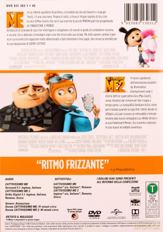 Despicable Me 1-2 (Jak ukraść księżyc / Minionki rozrabiają) [2DVD]