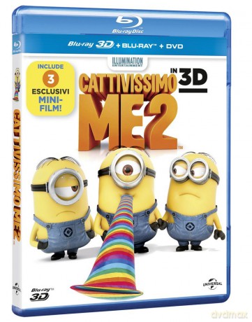 Despicable Me 2 (Minionki rozrabiają) [Blu-Ray 3D]+[Blu-Ray]