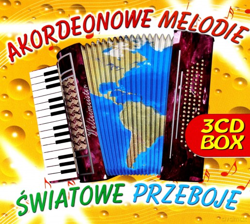 Akordeonowe melodie - światowe przeboje [BOX] [3CD]