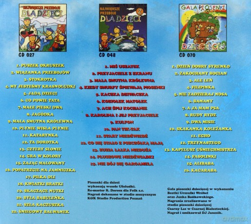 Największe przeboje dla dzieci [BOX] [3CD]