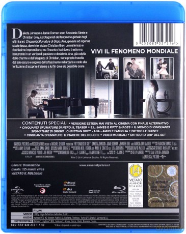 Fifty Shades of Grey (Pięćdziesiąt twarzy Greya) [Blu-Ray]