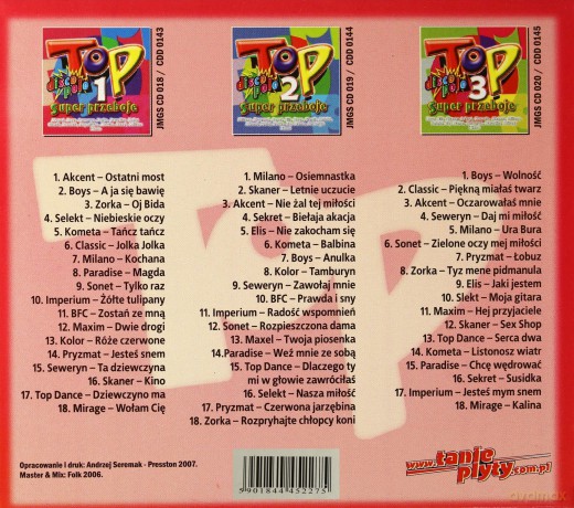 Top Super Przeboje Disco Polo [BOX] [3CD]
