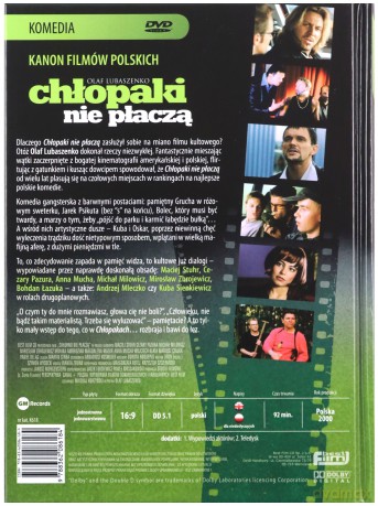 Chłopaki nie płaczą (Kanon Filmów Polskich: Komedie) (digibook) [DVD]