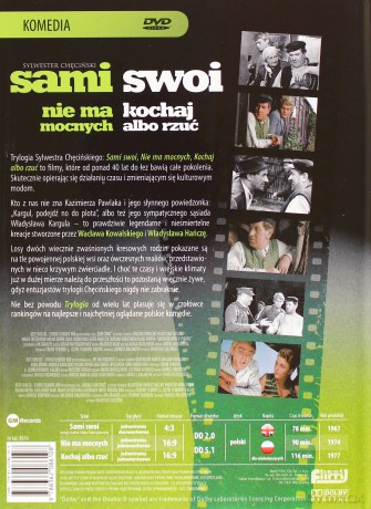 Sami swoi Trylogia: Sami swoi / Nie ma mocnych / Kochaj albo rzuć (Kanon Filmów Polskich: Komedie) (booklet) [3DVD]