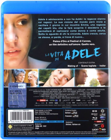 La vie d'Ad?le (Życie Adeli - Rozdział 1 i 2) [Blu-Ray]
