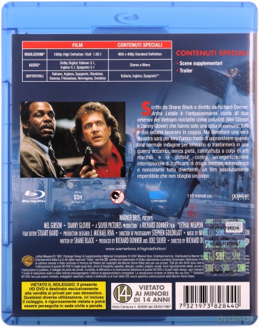 Lethal Weapon (Zabójcza broń) [Blu-Ray]