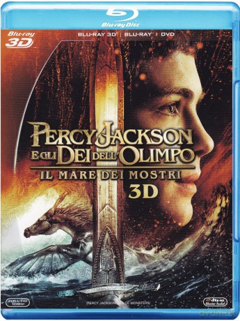 Percy Jackson: Sea of Monsters (Percy Jackson: Morze potworów) [Blu-Ray 3D]+[Blu-Ray]+[DVD]