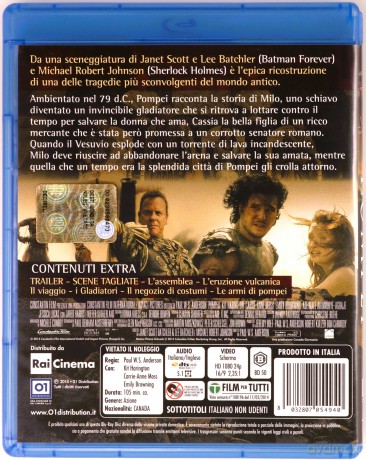 Pompeii (Pompeje) [Blu-Ray]