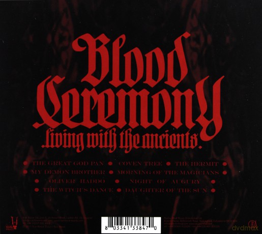Blood Ceremony: Living With The Ancients (Digipack) [CD]