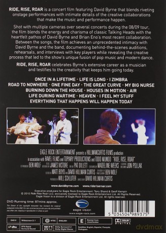 David Byrne: Ride Rise Roar [DVD]