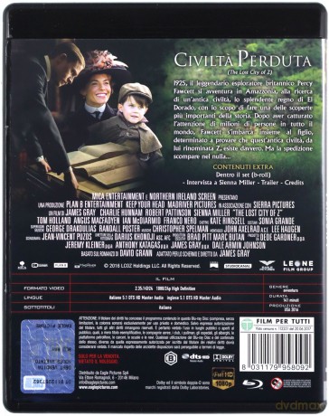 The Lost City of Z (Zaginione miasto Z) [2xBlu-Ray]