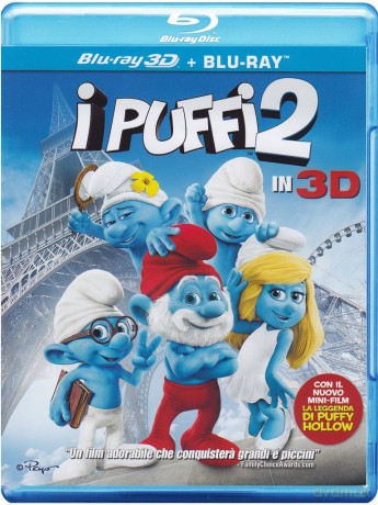 The Smurfs 2 (Smerfy 2) [Blu-Ray 3D]+[Blu-Ray]