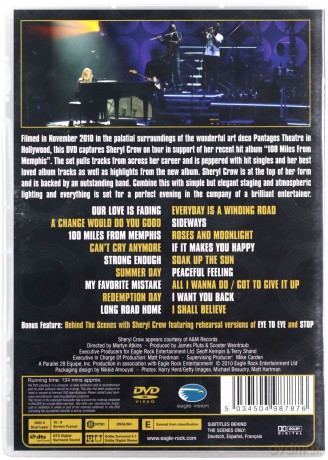 Sheryl Crow: Live At The Pantages Theatre [DVD]