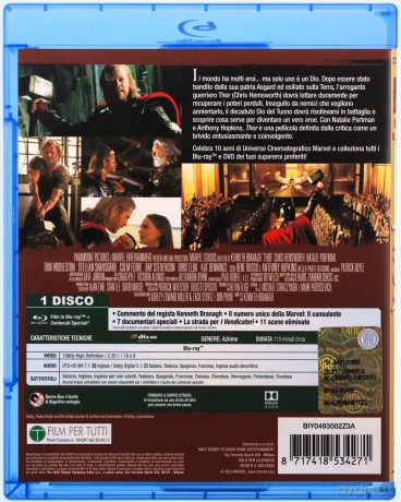 Thor- 10 Anniversary [Blu-Ray]
