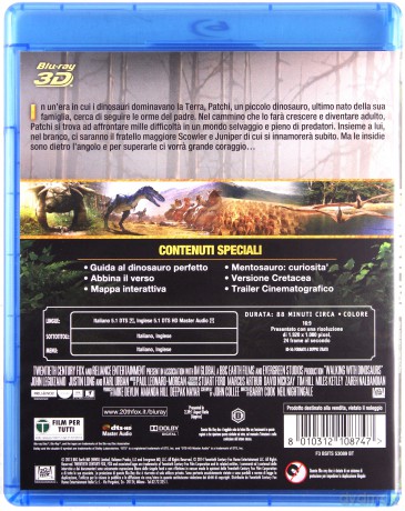 Wędrówki z dinozaurami [Blu-Ray 3D]+[DVD]