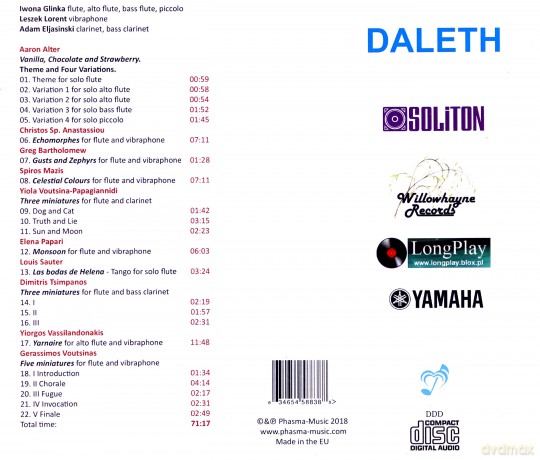 Iwona Glinka: Daleth [CD]