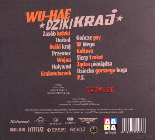 Wu-Hae: Dziki Kraj [CD]