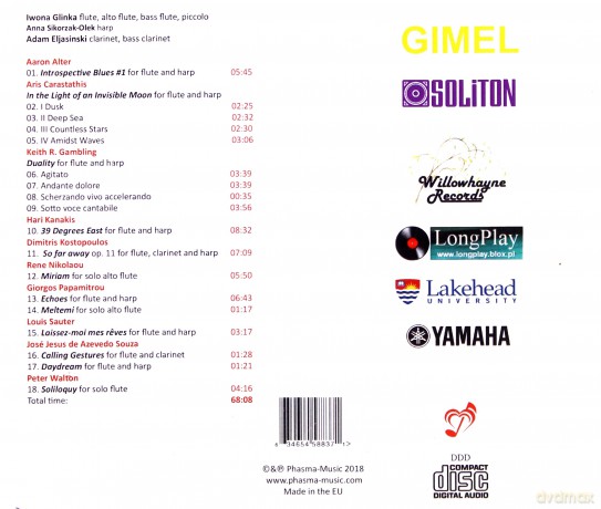 Iwona Glinka: Gimel [CD]
