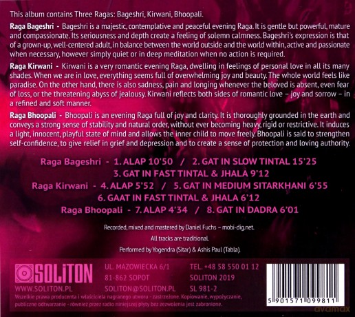 Ragas: Love And Harmony - Relaxing India Spirit [CD]