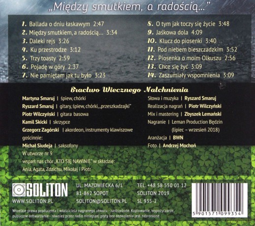 Bractwo Wiecznego Natchnienia: Między Smutkiem, A Radością [CD]