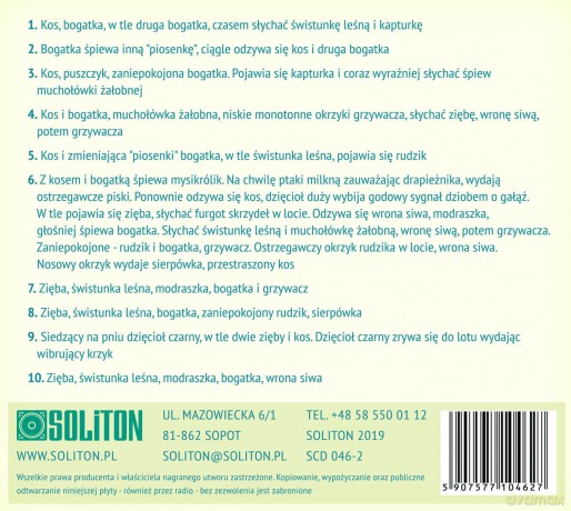 Ptasi Poranek w Lesie [CD]