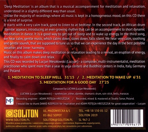 Deep Meditation: Relaxing India Spirit [CD]