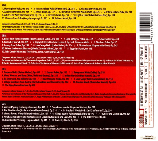 Strauss: Walce I Polki (Deluxe) [4CD]
