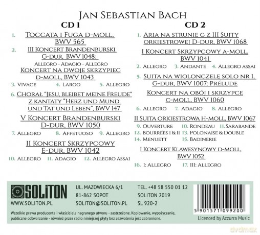 Wielcy Kompozytorzy - Bach [2CD]