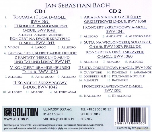 Wielcy Kompozytorzy - Bach [2CD]