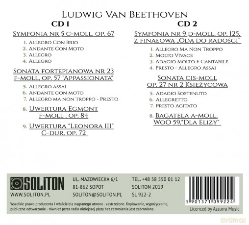 Wielcy Kompozytorzy - Beethoven [2CD]