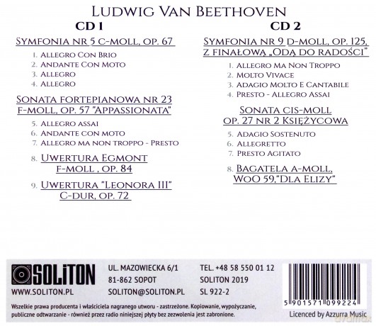 Wielcy Kompozytorzy - Beethoven [2CD]