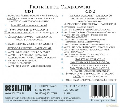 Wielcy Kompozytorzy - Czajkowski [2CD]