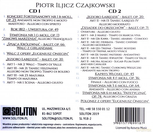 Wielcy Kompozytorzy - Czajkowski [2CD]
