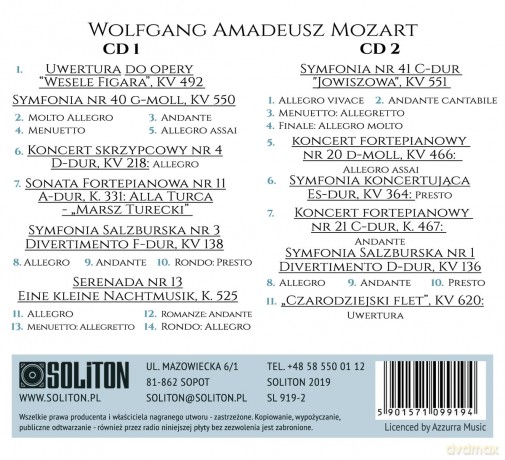 Wielcy Kompozytorzy - Mozart [2CD]
