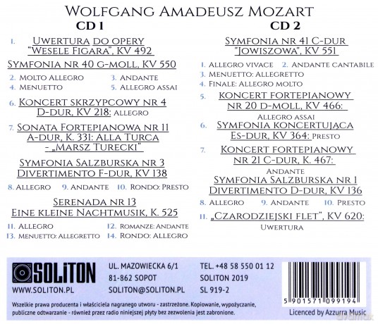 Wielcy Kompozytorzy - Mozart [2CD]